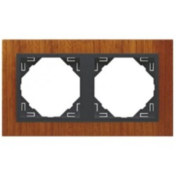 DOUBLE FRAME MAHOGANY/GRAY image 1