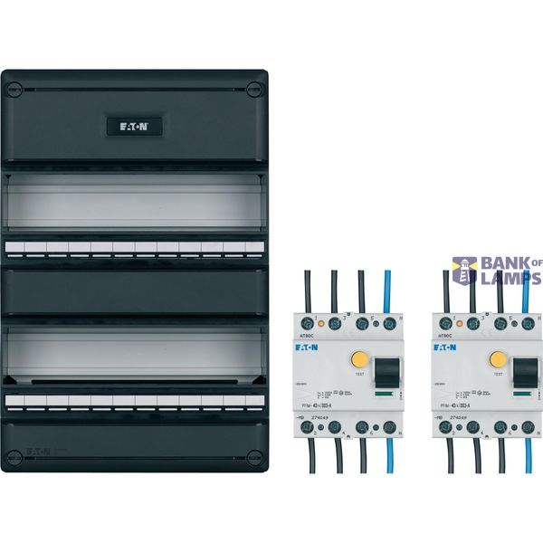 Systeem 55 consumer unit + 2x RCD 4-pole 40A, 30mA, A image 6