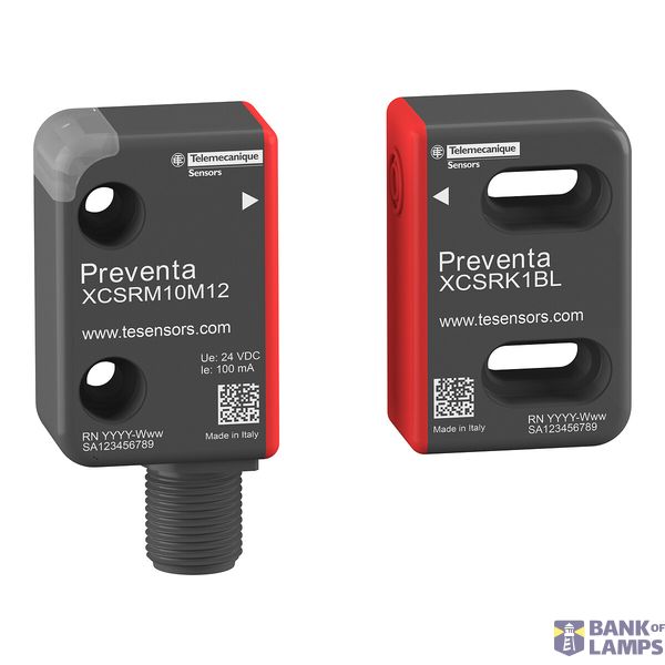 Miniature Safety RFID switch, unique pairing, single model, 5-pin, M12 image 1