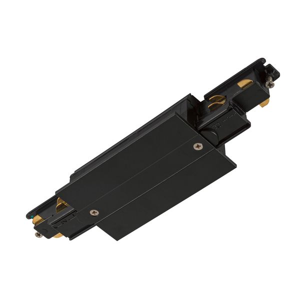Long connector  S-TRACK 3-phase-recessed rail ,IP20,black image 1