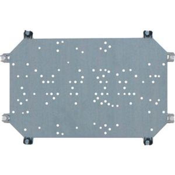 L3-CI43 Pre-drilled mounting plate, CI43-enclosure image 1