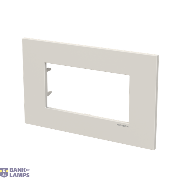 Frame - 1-gang / 4-modules - Niessen logo - S - Dune image 2