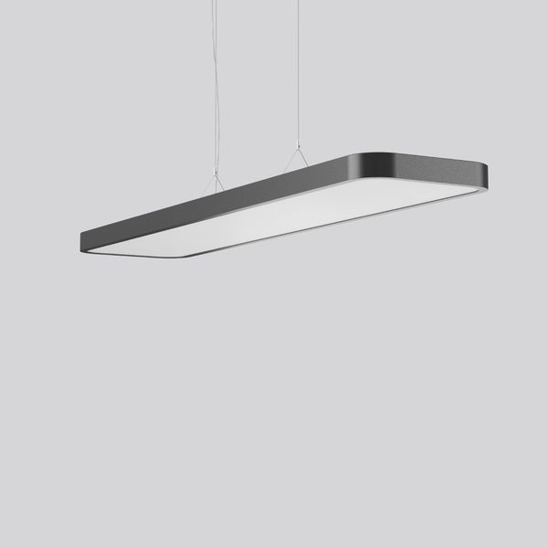 TRIONA rectangle, 49 W, 6250 lm, 830, anthracite, DALI Pendant luminai image 1