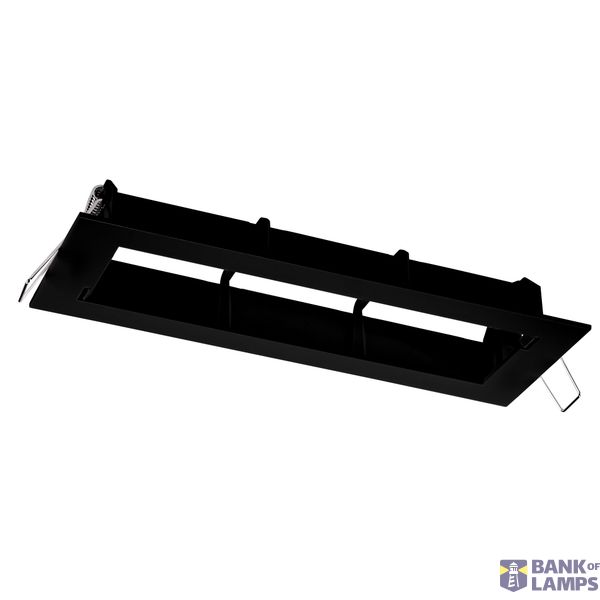 Recessed black frame for emergency lights model K9 image 1