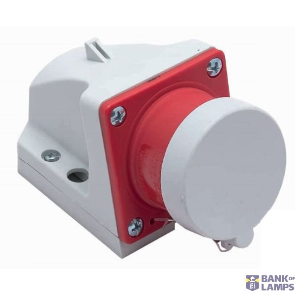Wtyczka odbiornikowa z zatyczką 32A 4P 400V 6h IP44 image 1