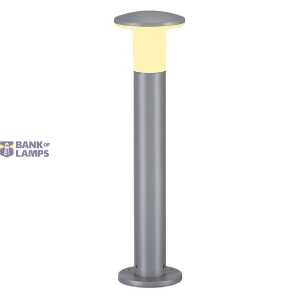 ALPA MUSHROOM 75 bollard light , silver-grey, E27 Energy Saver , max. 24W, IP55 image 1
