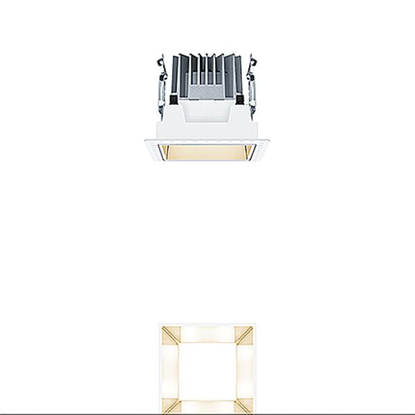 P-INF Q100L 1300-940 LDO GD TL - LED ceiling-recessed luminaire image 1