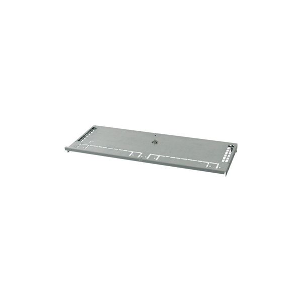 XP2N4F-MCB08 Partition, 2xNZM4 component mounting area/cable connection area, fixed mounted design, main busbar back, W=800mm image 3