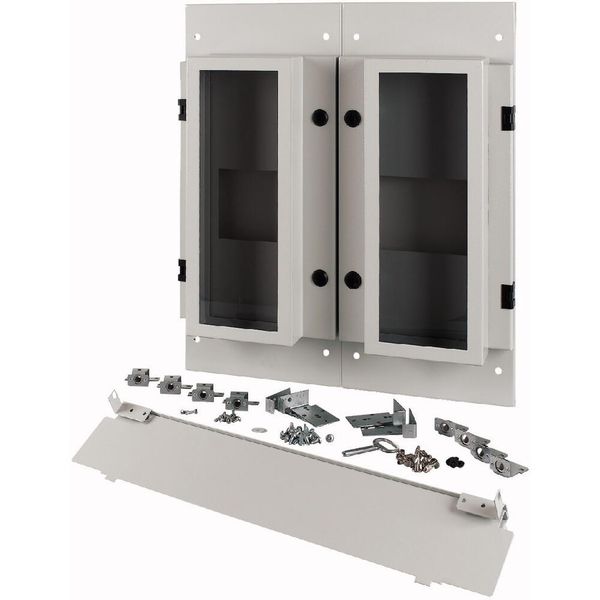 XM2N43F06C-55 Front plate, 2xNZM4, 3p, fixed, W=600mm, IP55, grey image 5