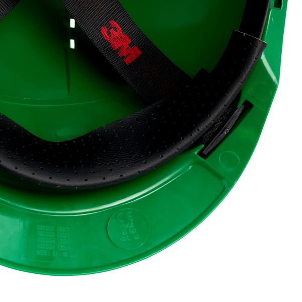 3M™ Hard Hat, Uvicator, Pinlock, Ventilated, Plastic Sweatband, Green, image 5