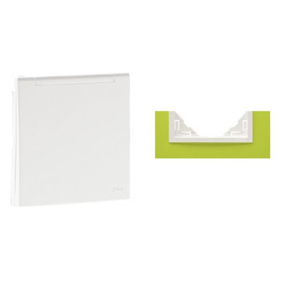 C.PLAT F/FR SOCK W/SAF & HINGED LID(IP44) GR image 1