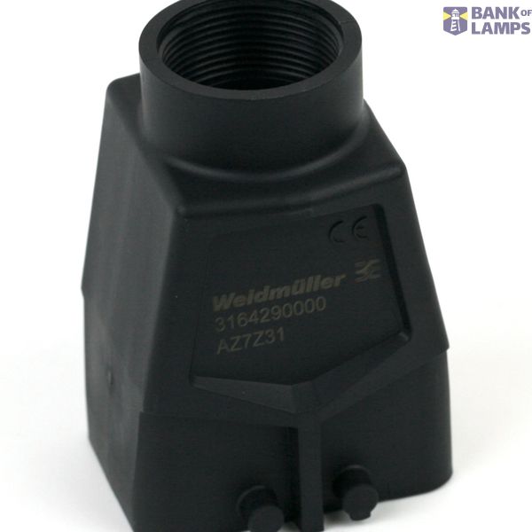 Housing industry connectors, Cable entry from top, Plug housing, Side- image 1