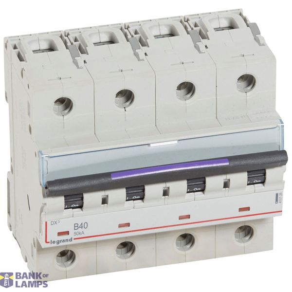 MCB DX3 4P B40 50kA image 2