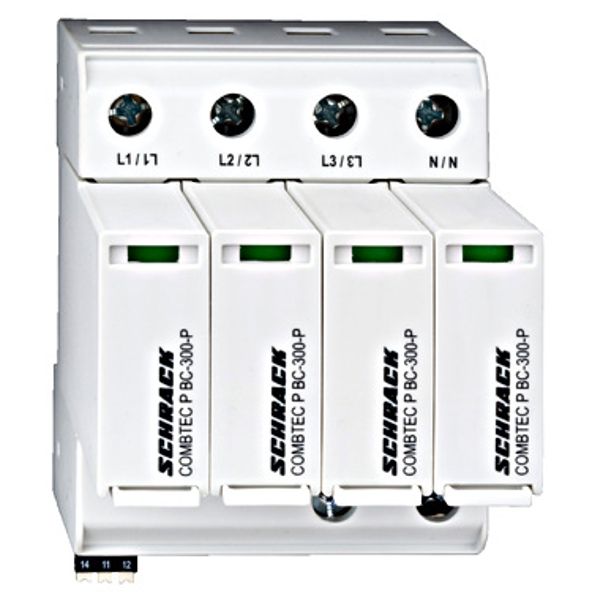 Surge arrester, 4+0 TNS, Class I+II(B+C), 300V, 12.5kA+RC image 2