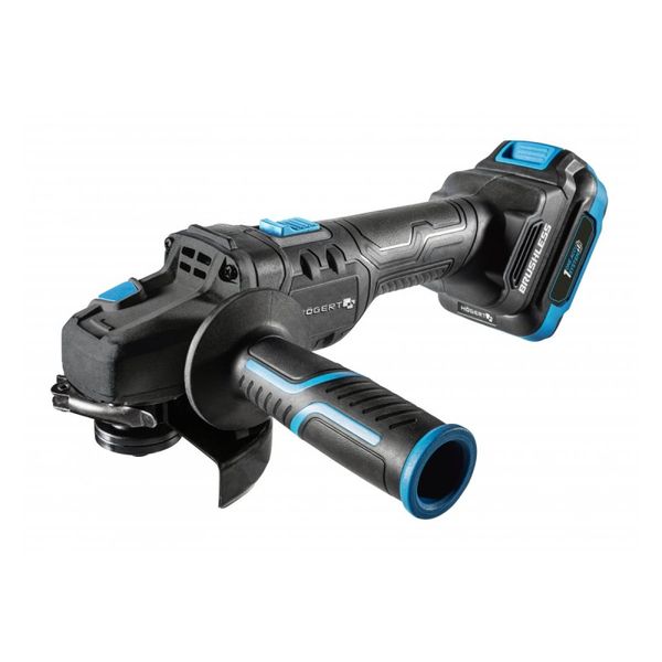 CORDLESS BRUSHLESS ANGEL GRINDER 125 MM 18V+ 2xBATTERY PACK 4.0 18V + CHARGER 4A 18V + BMC image 1