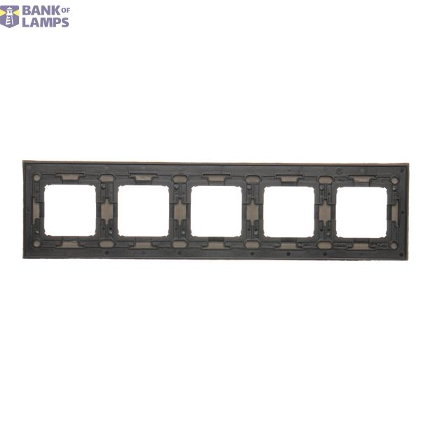 Double frame, glass, frosted blue glass image 1