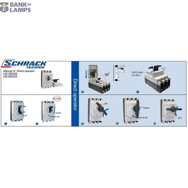 Direct rotary handle (lockable) for MZ1 image 7