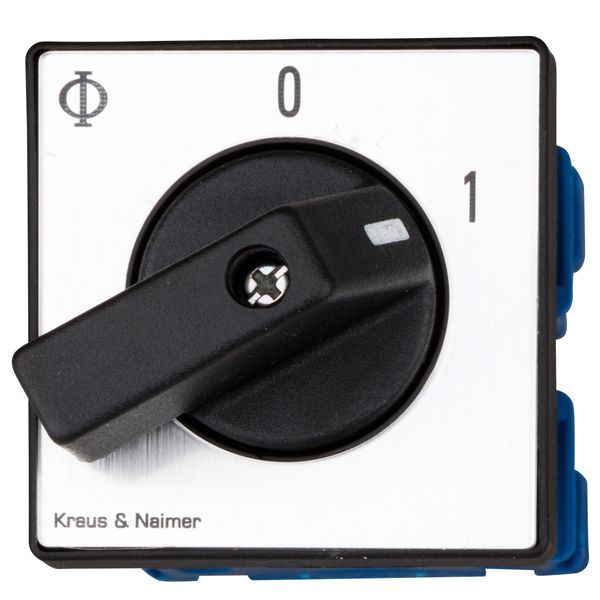 Off Switch front mount with central mounting 20A 1-pole image 1
