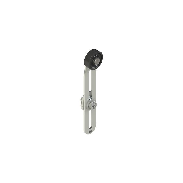 Adjustable lever with technopolymer roller, 20 mm diameter image 1