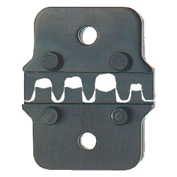 Crimping die for non-insulated receptacles, 0.5-2.5 mm², CR504 image 1