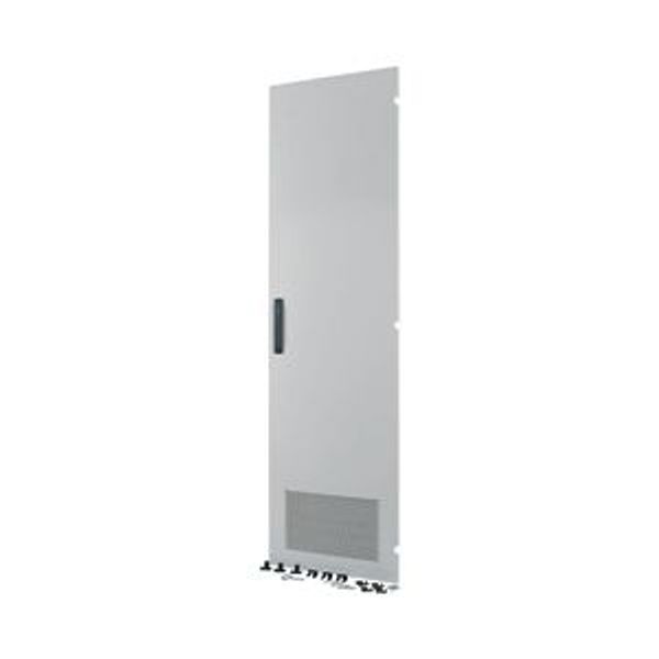 XLSD3R143 Section door, ventilated IP31, hinges right, HxW = 1400 x 300mm, grey image 4