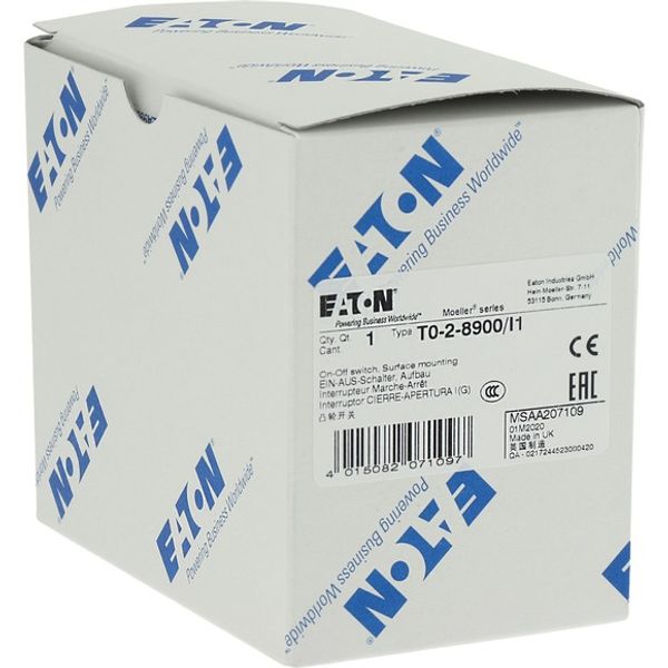 T0-2-8900/I1 On-Off switch, 3 pole + N, 20 A, 90 °, surface mounting image 9