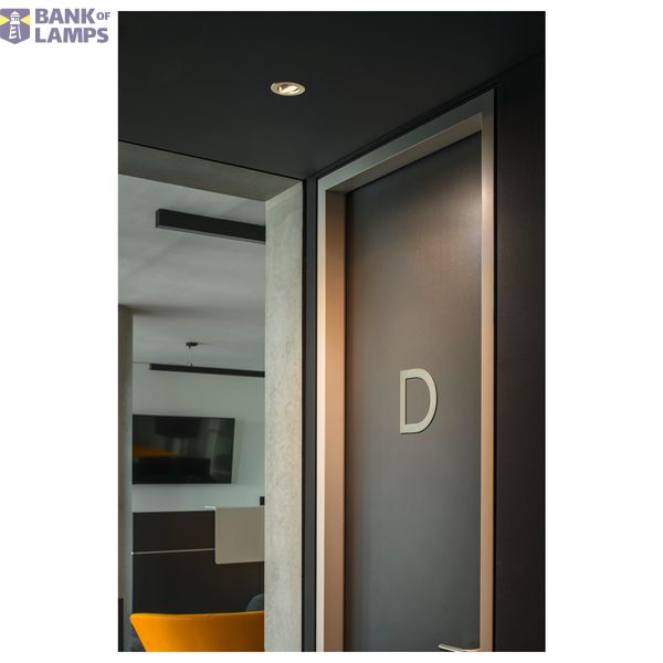 UNIVERSAL DOWNLIGHT cover, for downlight IP20, pivoting, round, gold matt image 3