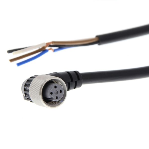 Sensor cable, M12 right-angle socket (female), 4-poles, A coded, stain XS2F0442C image 2