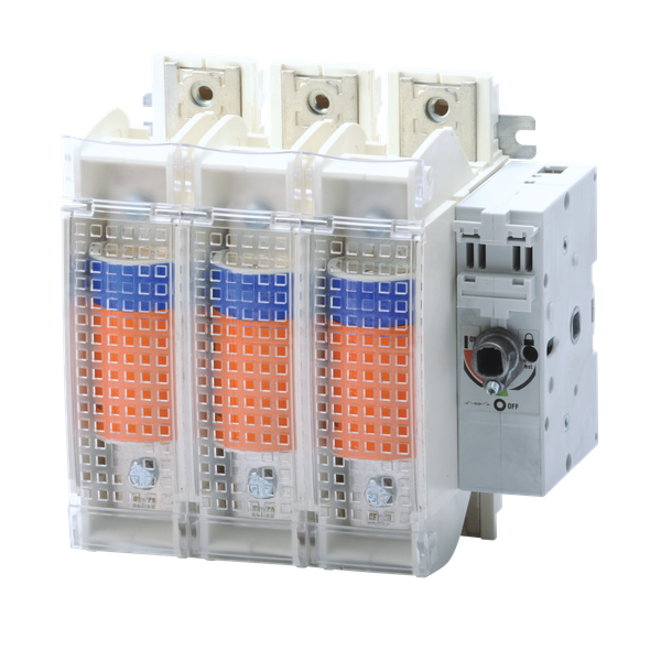 Fuse disconnect switch body 3P 200A for Class J fuses image 1