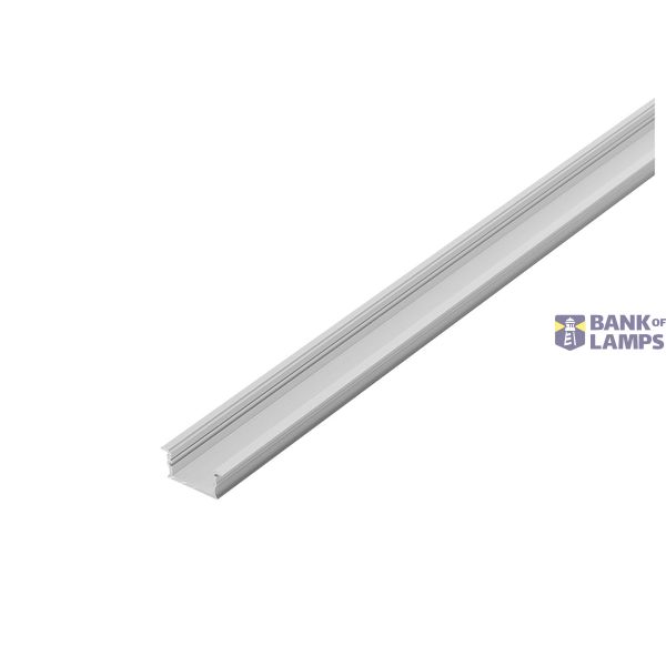 GLENOS recessed linear profile 3314-200, 2m, anodised aluminium, image 1