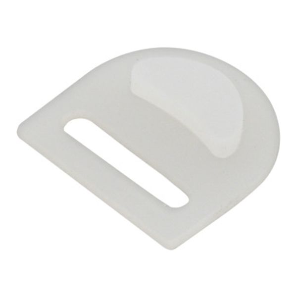 Silicone end cap long hole for silicone profile 16x16 round image 1