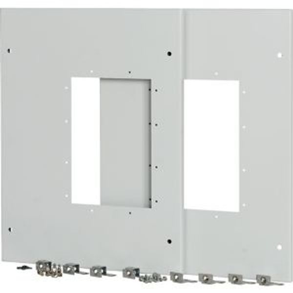 XMIX16W1002C Front cover, 2x IZMX16, withdrawable unit, W=1000mm image 4