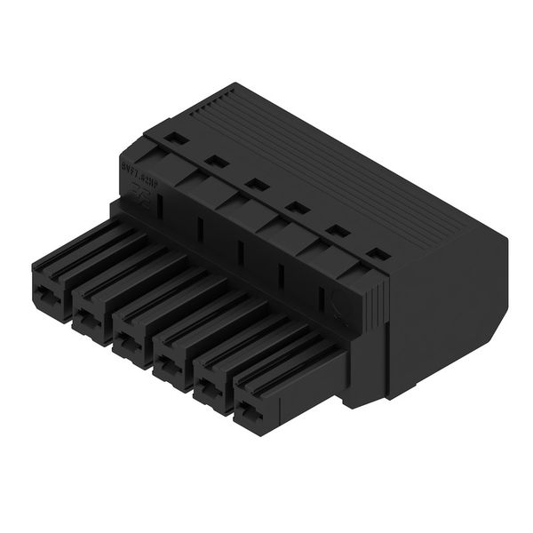 PCB plug-in connector, female plug, 7.62 mm, Number of poles: 6, 180°, PUSH IN without actuator, Tension-clamp connection, Clamping range, max. : 10 mm², Box image 2