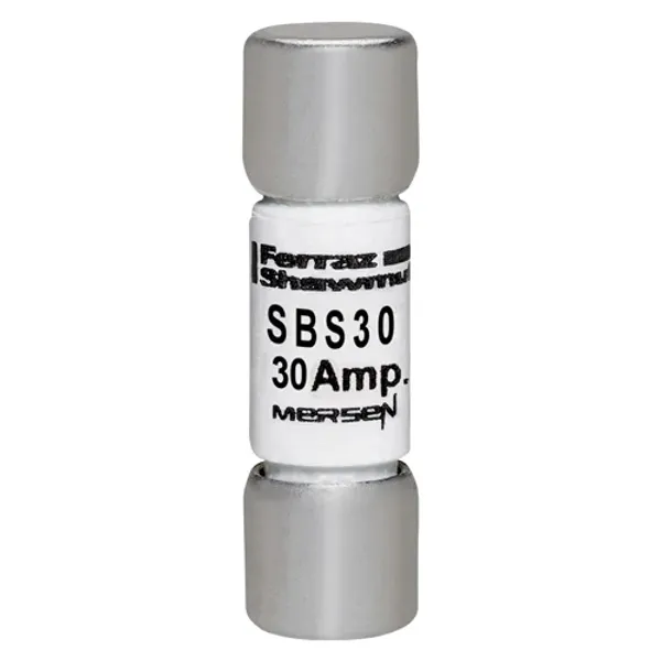 Fuse SBS - Midget - Fast-Acting 600VAC 30A Ferrule image 1