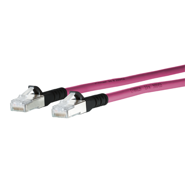 Patch cord Cat.6A AWG 26 10.0 m violet-black image 3