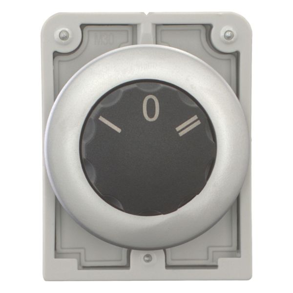 M30C-FW3 Changeover switch, RMQ-Titan, With rotary head, momentary, 3 positions, inscribed, Metal bezel image 4