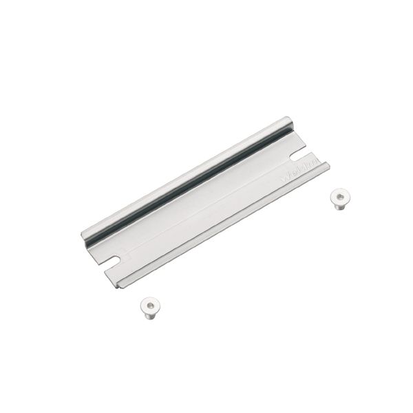 Rail, TS 35, TS 35 x 15, Width: 91 mm, without slot, Steel, galvanic zinc plated and passivated image 1