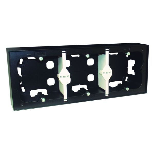 LOGUS 90 SERIES TRIPLE SURFACE MOUNT BOX BK image 1