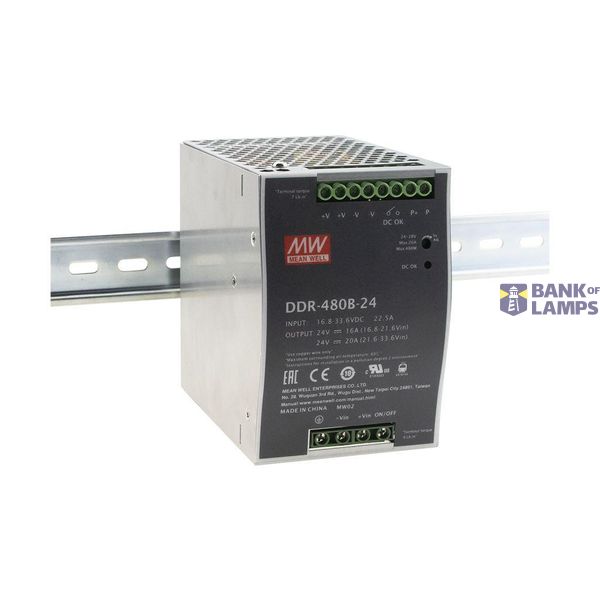 Mean Well DDR-480D-48 DC/DC converter 48 V 10 A 480 W Number of outputs: 1 x Contents 1 piece. image 1