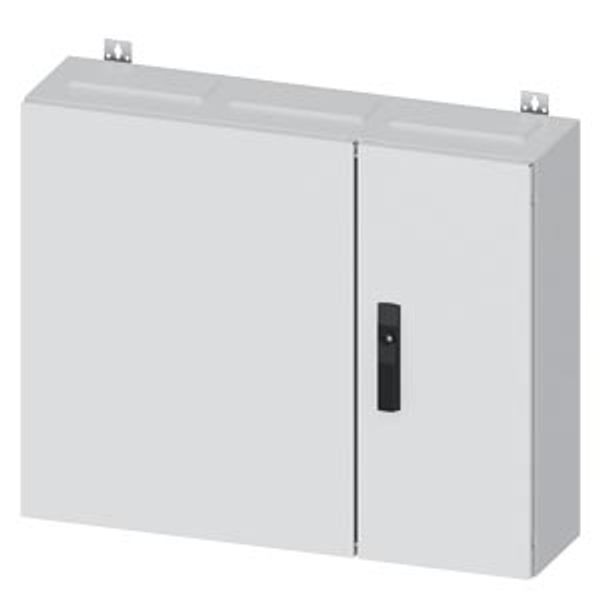 ALPHA 400, wall-mounted cabinet, Flat Pack, IP43, Protection class 2, H: 650 mm, W: 800 image 1