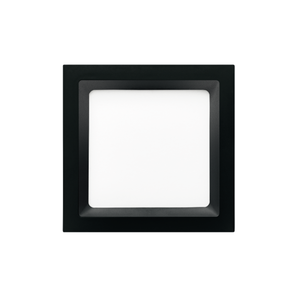 17W | DEEP RECESSED PANEL | BLACK | 3000K image 1