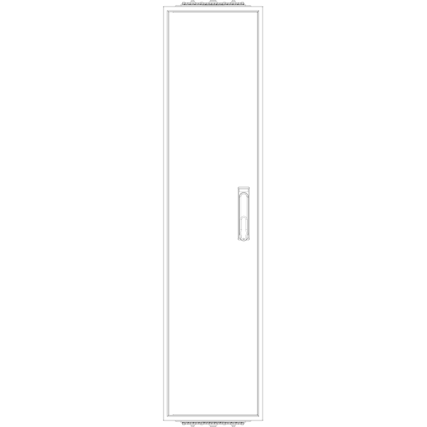 Empty housing ZF121, IP54, H=1250mm, W=300mm (ZF121) image 1