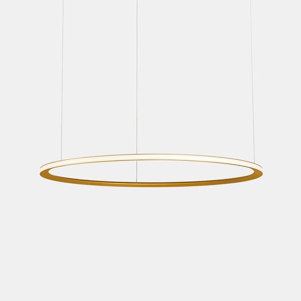 Pendant Circular Outward ø2000 Recessed LED 110W 5941lm 3000K Gold image 1
