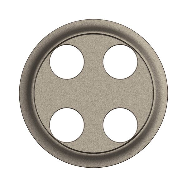 DOUBLE BINDING POST 2OUTLETS ROCKER TITANIUM image 4