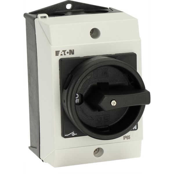 T0-3-15683/I1/SVB-SW Main switch, T0, 20 A, surface mounting, 3 contact unit(s), 3 pole, 2 N/O, 1 N/C, STOP function, With black rotary handle and locking ring, Lockable i image 28
