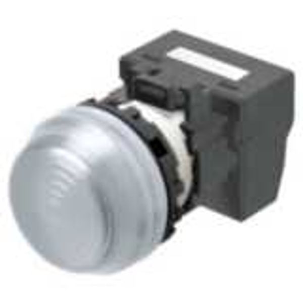 M22N Indicator, Plastic semi-spherical, White, White, 24 V, push-in te A2265088M image 3