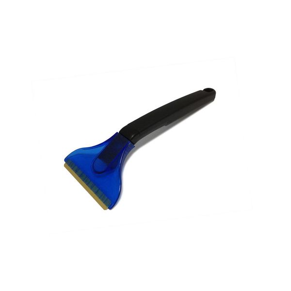 Ice scraper with brass blade, long handle image 1