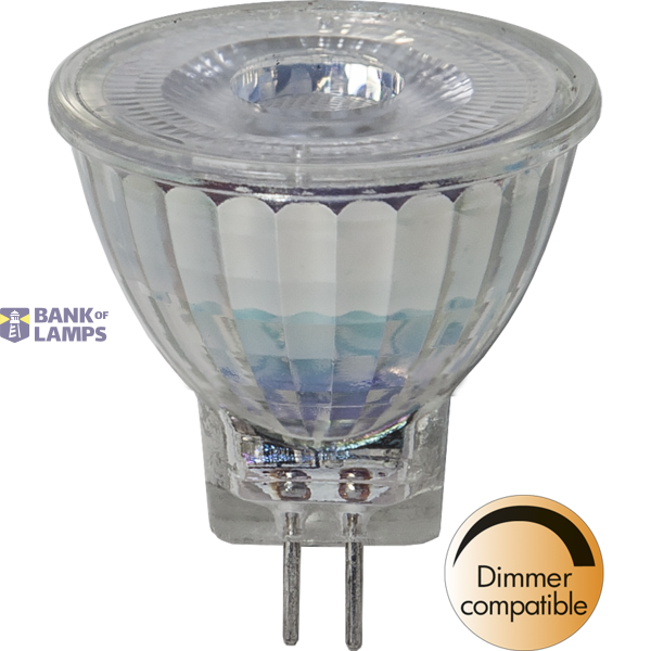 LED Lamp GU4 MR11 Spotlight Glass image 1