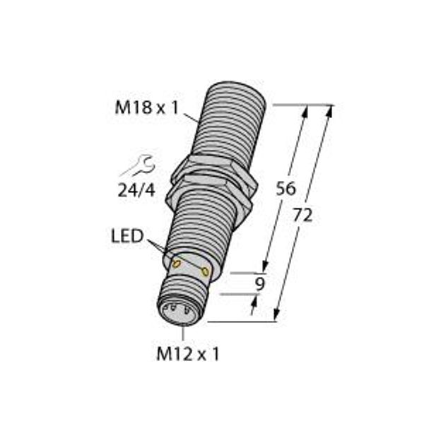 Inductive Sensor With Selective Behaviour   BI5NF-EM18HE-AP6X2-H1141 image 1