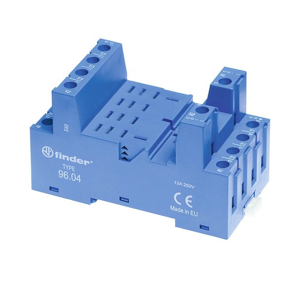 Screw socket blue 35mm.rail, 56.34 mod.99.02,86.00,86.03 (96.04) image 1